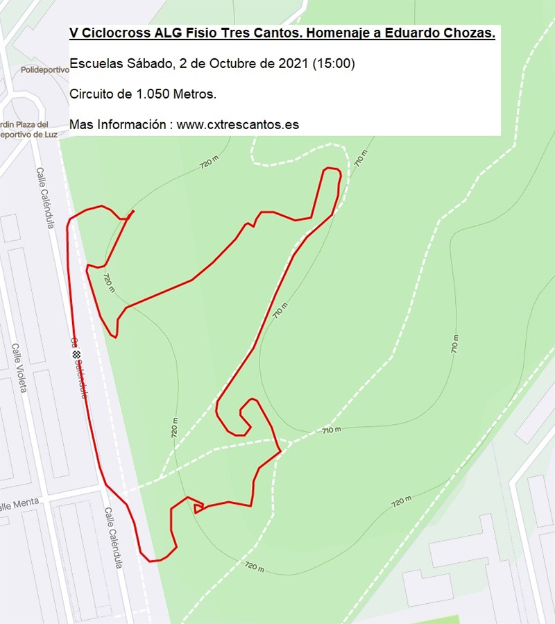 Recorrido CX tres Cantos 2021